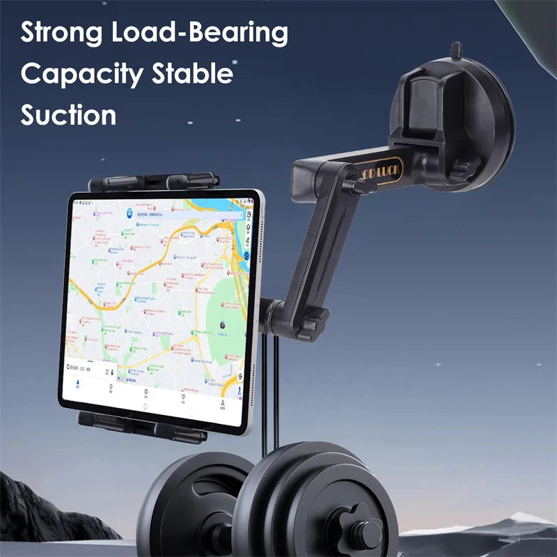 Car Tablet Holder Long Arm Suction Cup Mount For Tablet SUV Truck Vehicle Lift Windshield Window Vehicle Mount