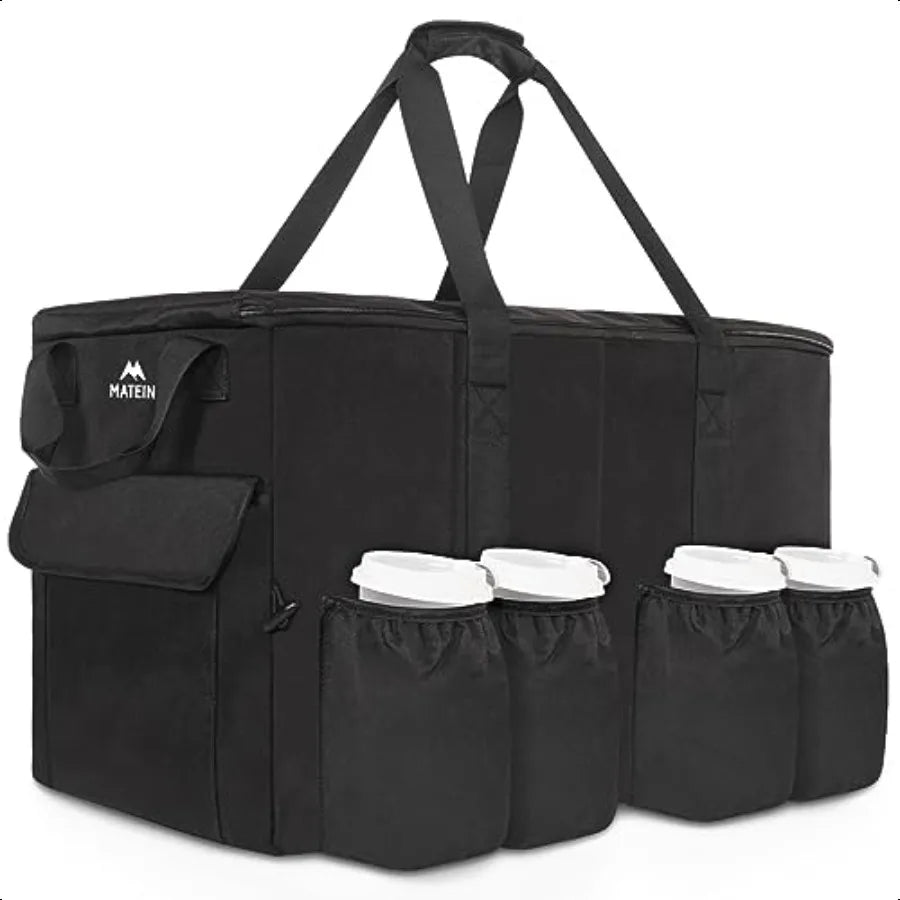 MATEIN Food Delivery Bag XXL 23x14x15 inches Black