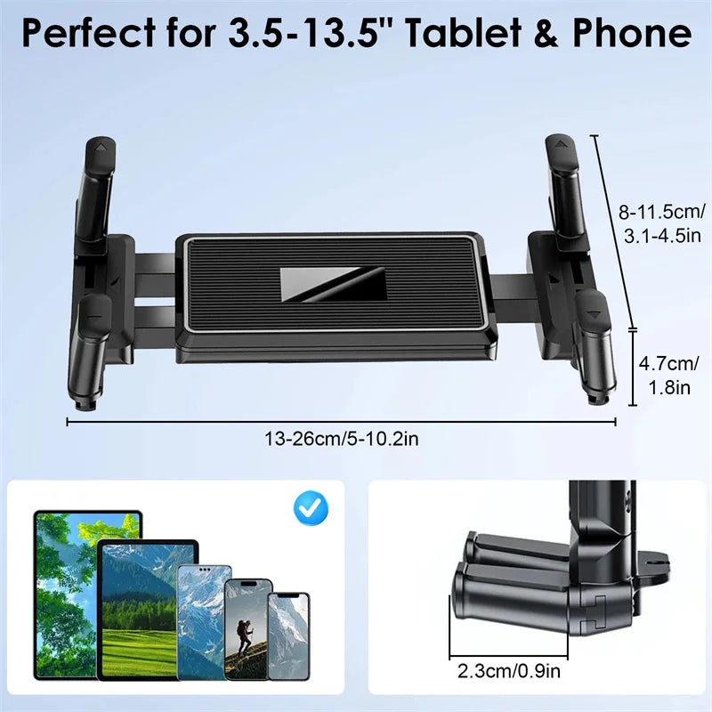 Car Tablet Holder Long Arm Suction Cup Mount For Tablet SUV Truck Vehicle Lift Windshield Window Vehicle Mount