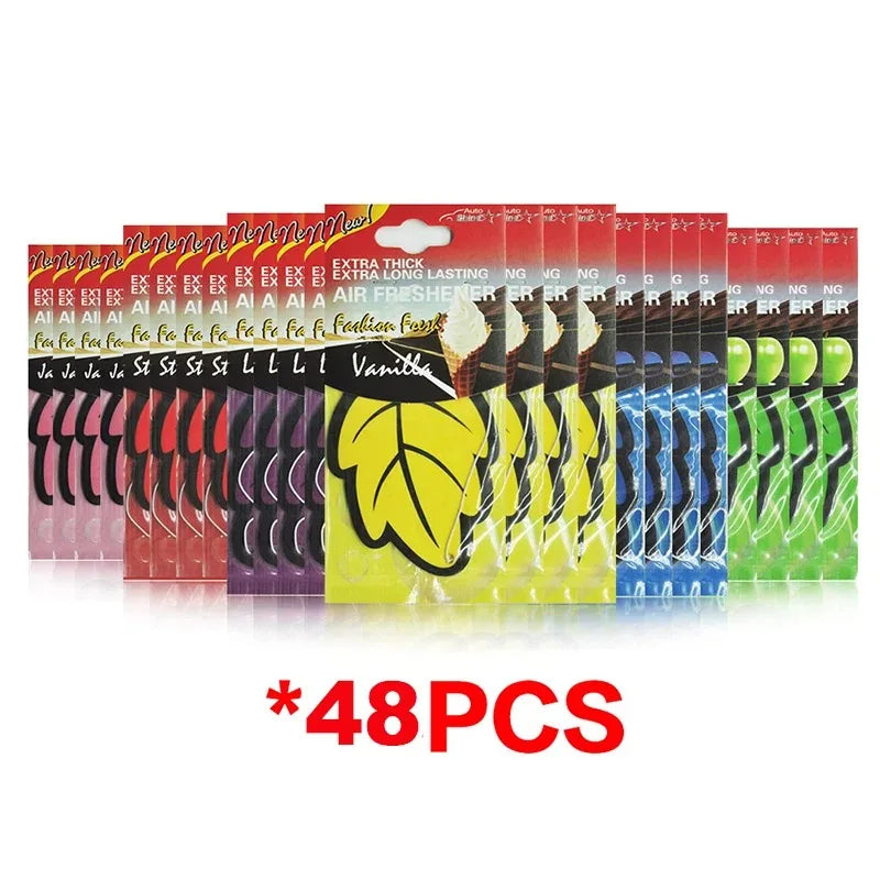 1/6/12/18/24PCS Car air freshener smell car perfume for car interior accessories air freshener customization