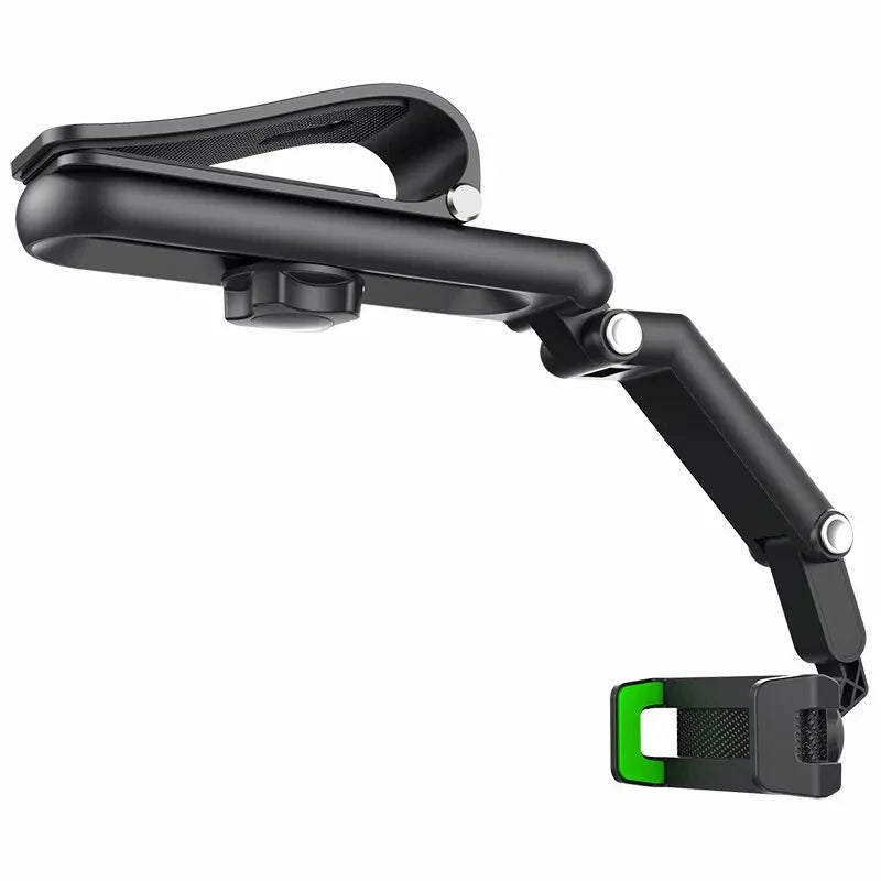 1080 Rotation Phone Holder For Car Clip Sun Visor Cell Universal Phone Mount for iPhone GPS Rearview Mirror Stand Mobile Clip