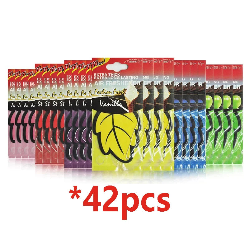 1/6/12/18/24PCS Car air freshener smell car perfume for car interior accessories air freshener customization