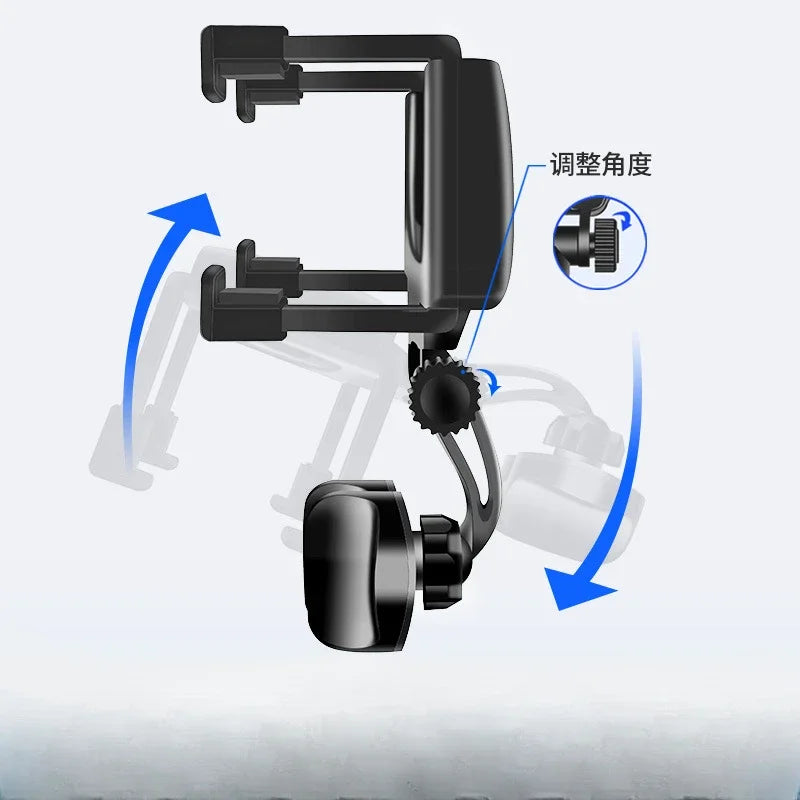 Car Mobile Phone Holder Auto Mount Rear View Mirror Car Truck Gps 360