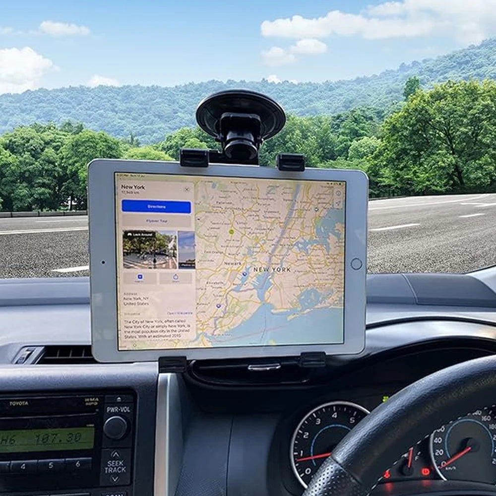 Car Tablet Stand Holder Long Arm Suction Cup Mount for IPad Pro Air Xiaomi Samsung 7-11" SUV Truck Windshield Window Dashboard