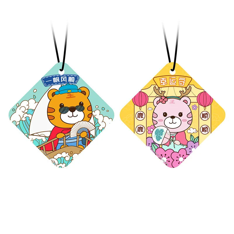 Car Air Freshener Fragrance Pads Long Lasting Aromatherapy Scent for Vehicles Home Closet Home Fragrance Sachets