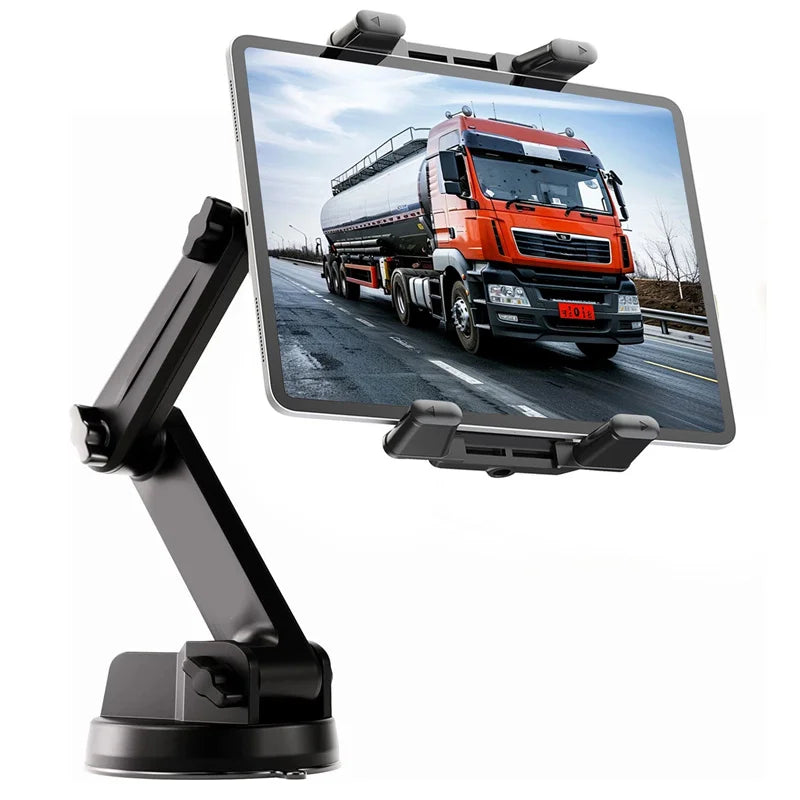 Car Tablet Holder Long Arm Suction Cup Mount For Tablet SUV Truck Vehicle Lift Windshield Window Vehicle Mount