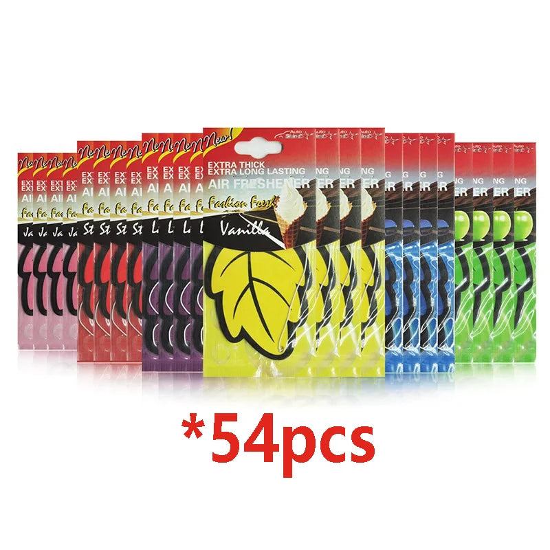 1/6/12/18/24PCS Car air freshener smell car perfume for car interior accessories air freshener customization