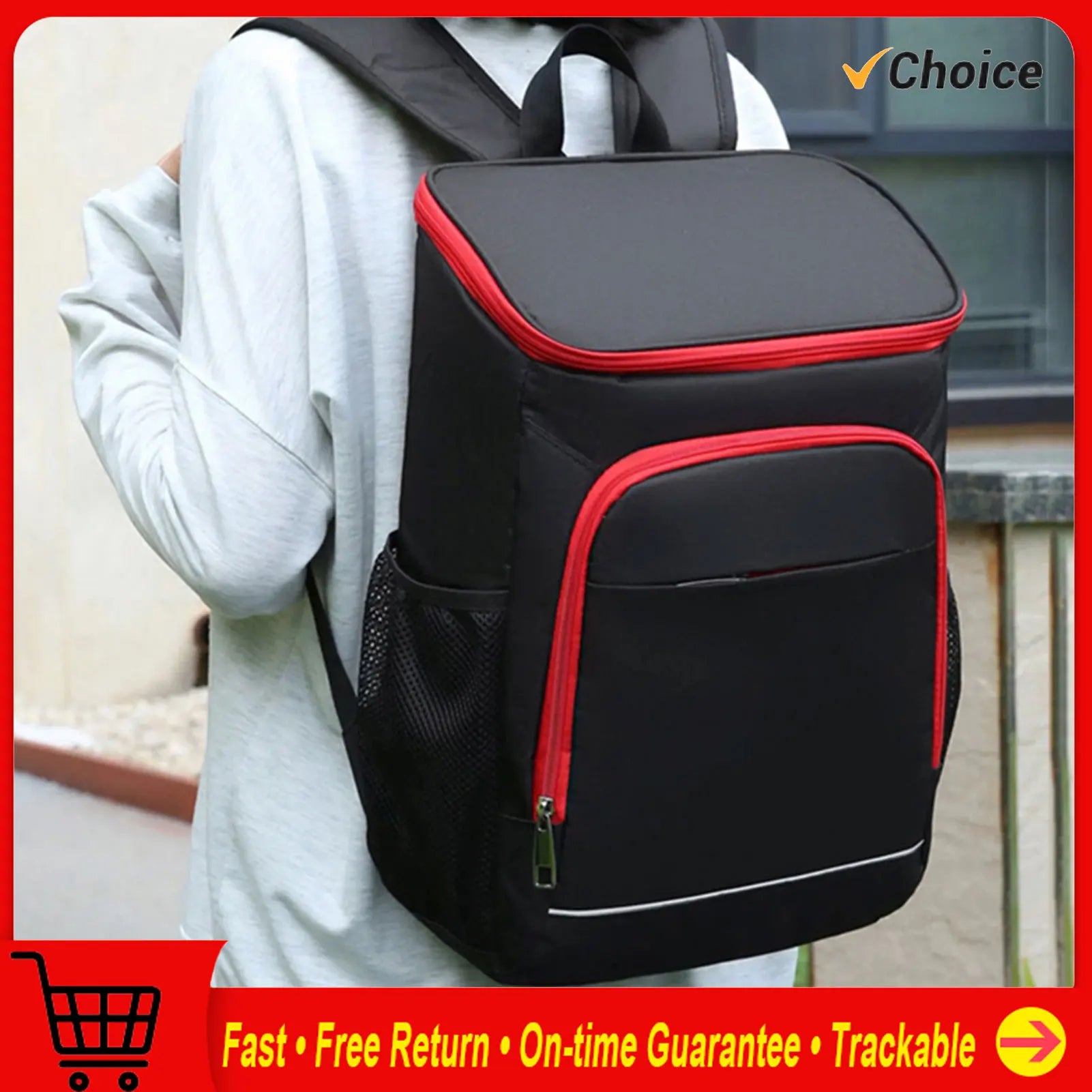 30L Cooler Backpack Leakproof Insulated Lunch Bag for Outdoor Camping Hiking Picnics Beach cooler backpack for picnic cooler bag