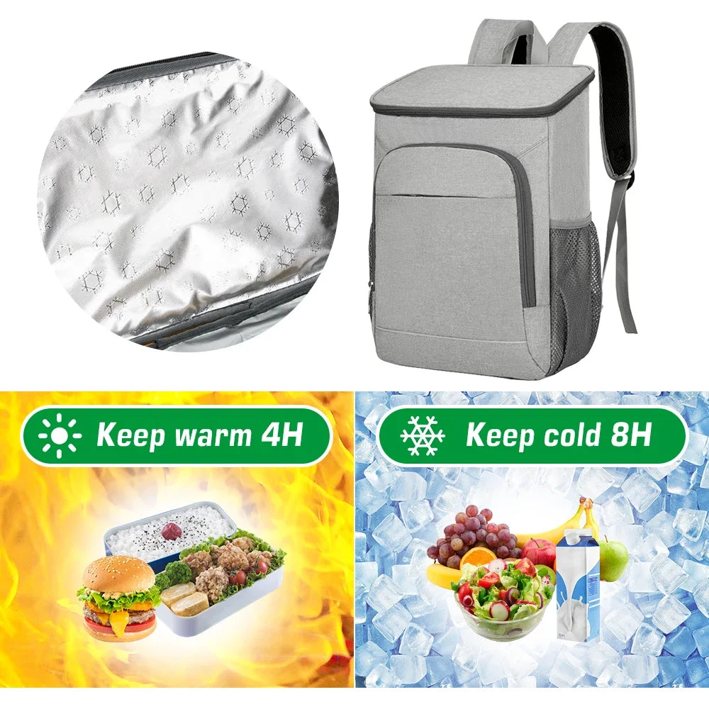 30L Cooler Backpack Leakproof Insulated Lunch Bag for Outdoor Camping Hiking Picnics Beach cooler backpack for picnic cooler bag